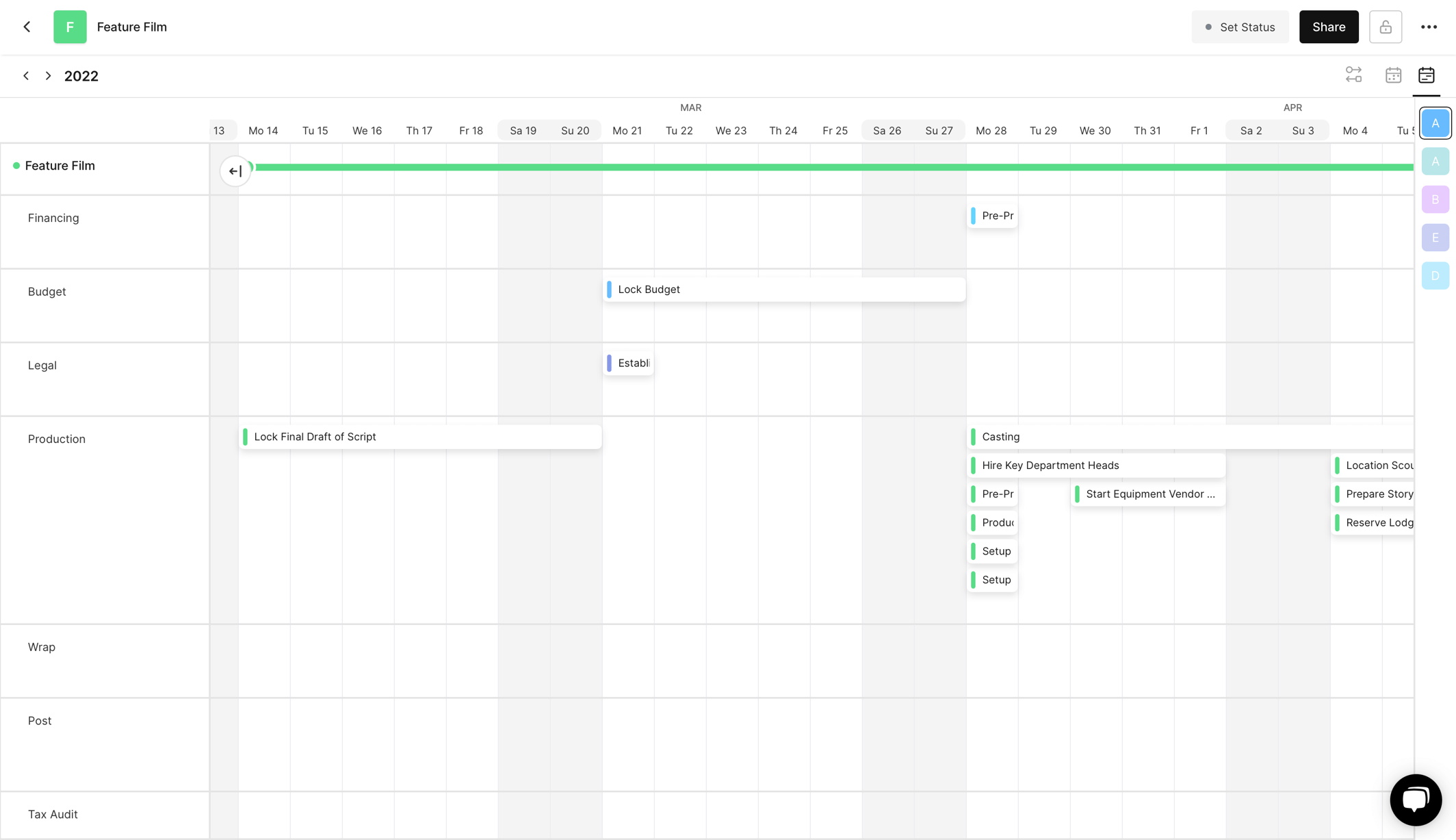 Feature Film Production Schedule Template Assemble Feature Film Production Schedule Template Assemble