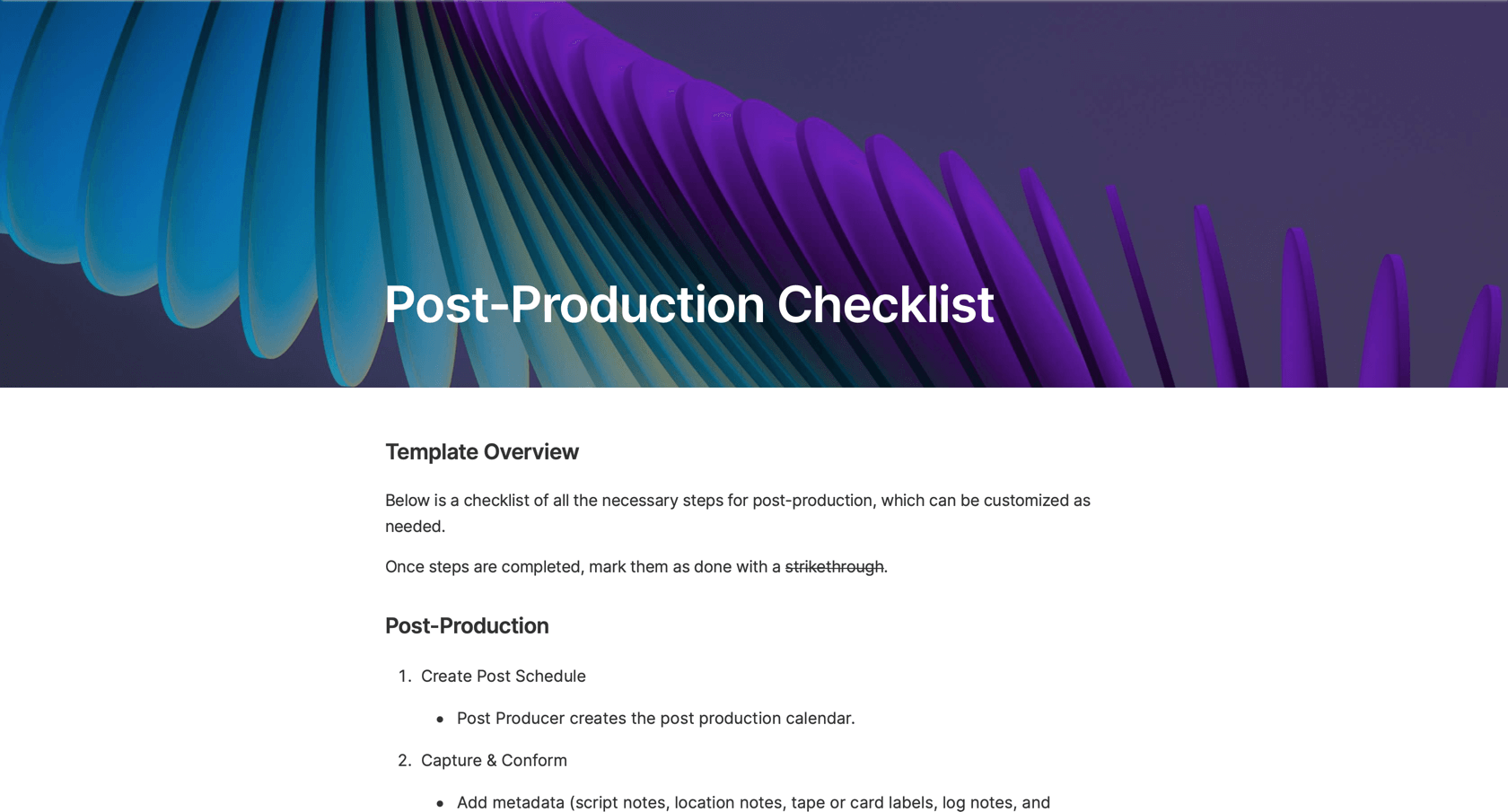 https://3389140.fs1.hubspotusercontent-na1.net/hubfs/3389140/Post%20Production%20Checklist%20Template.png